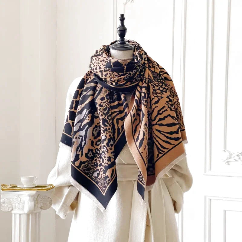 Echarpe Imprimé Léopard
