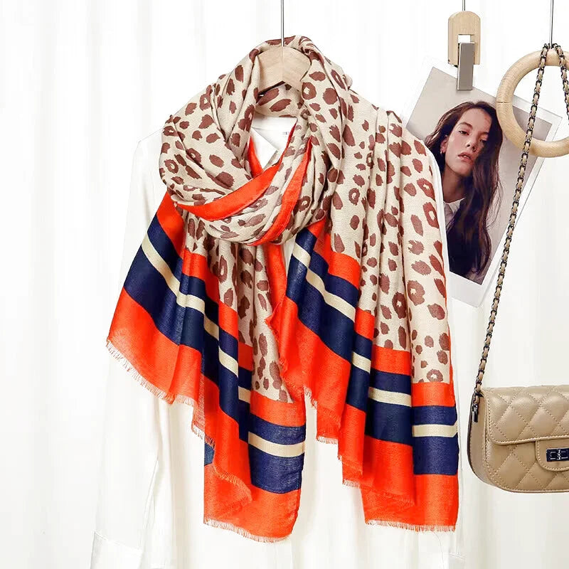 Echarpe Couleur Léopard