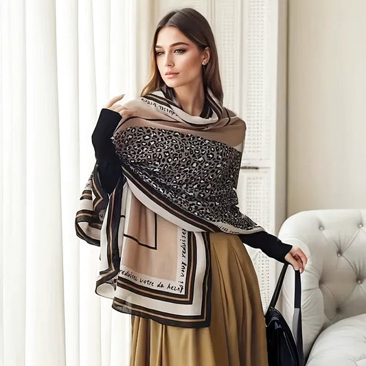 Echarpe Léopard Douce