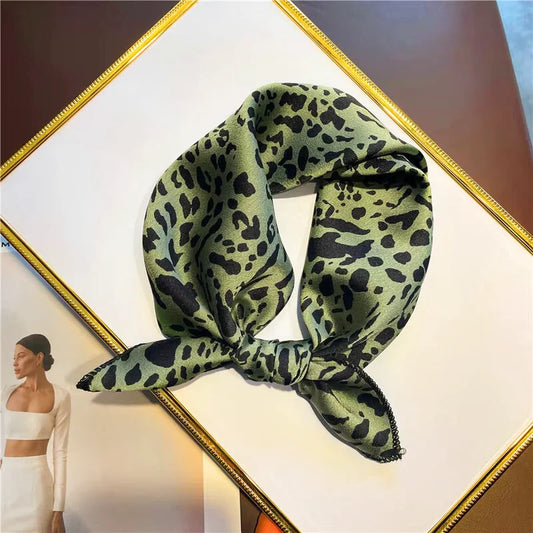 Foulard Triangle Léopard