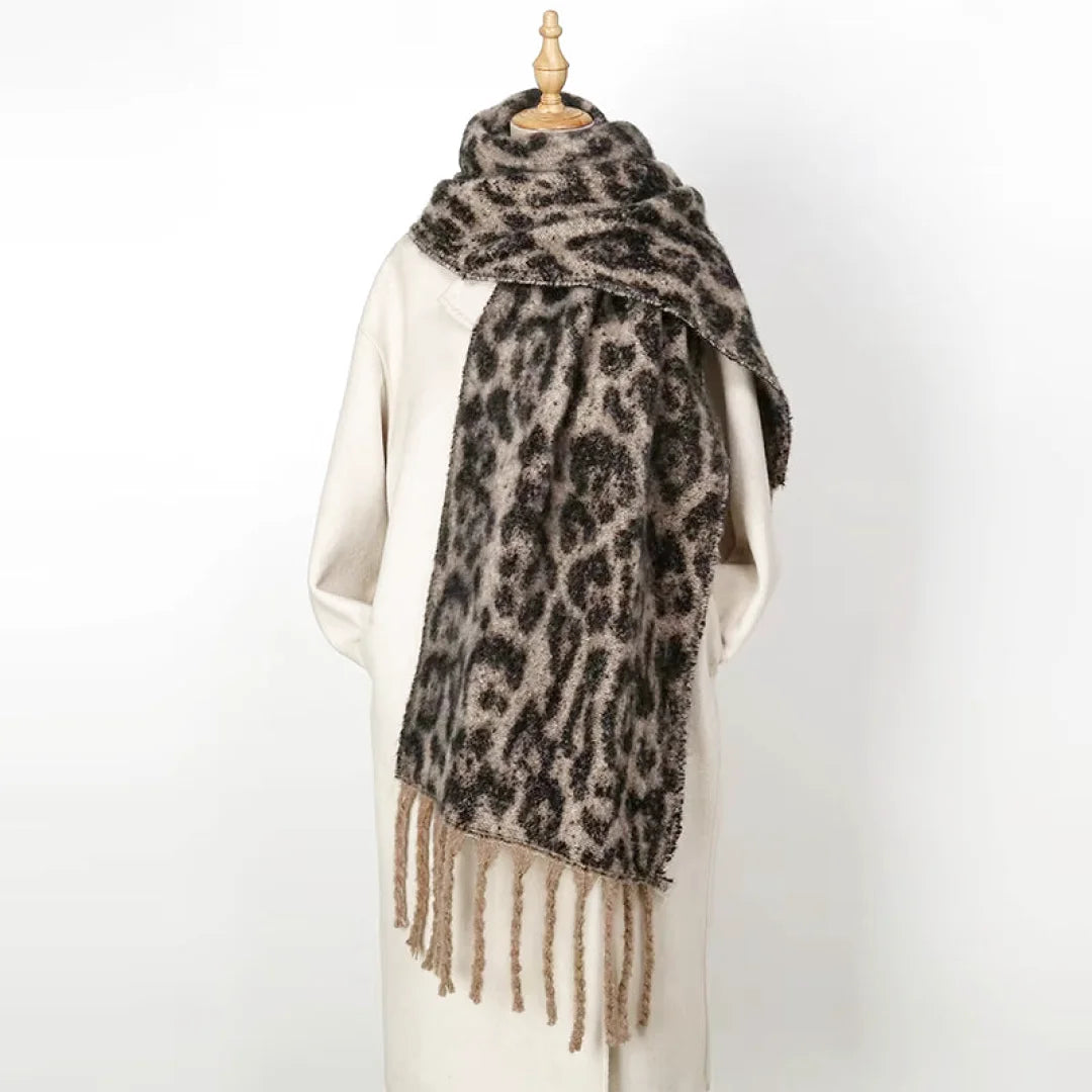 Echarpe Douce et Chaude Léopard