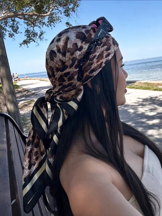 Foulard De Tête Léopard