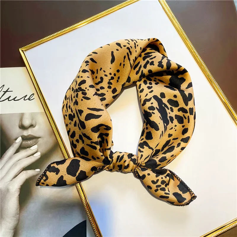 Foulard Imprimé Léopard
