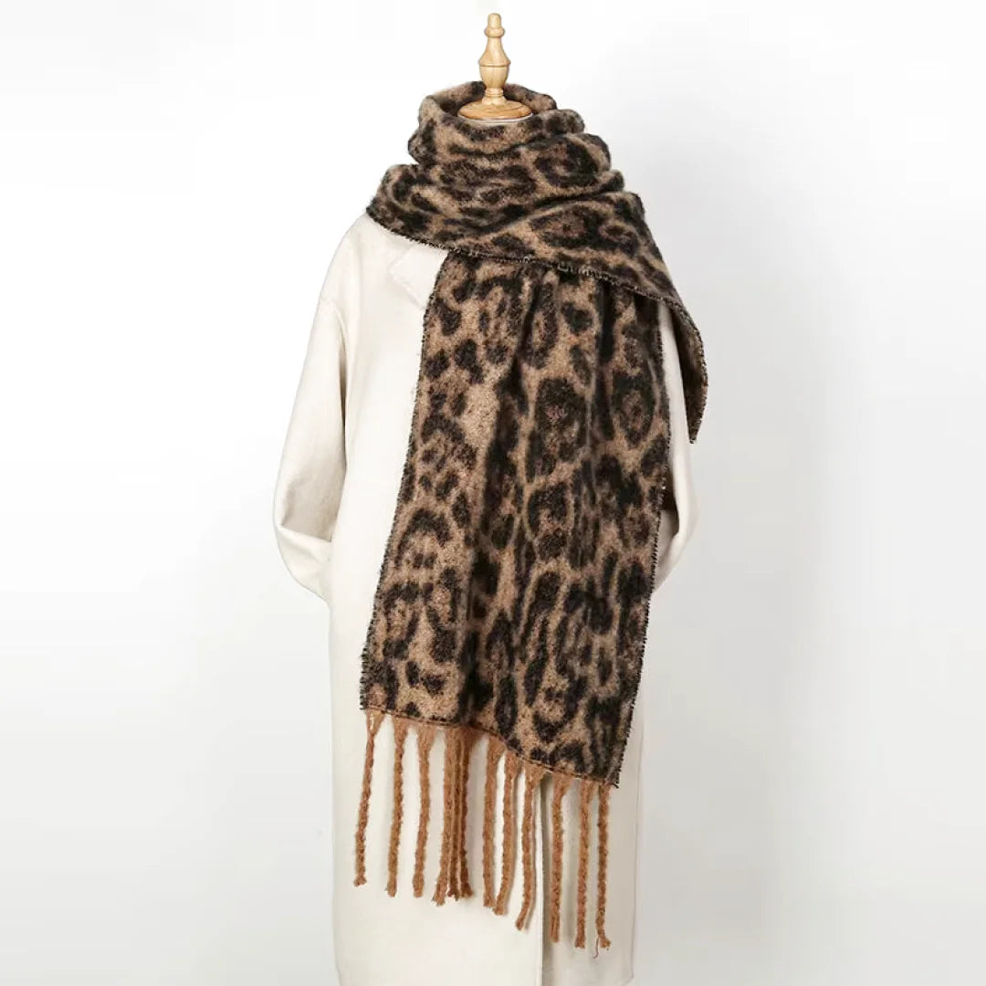 Echarpe Douce et Chaude Léopard