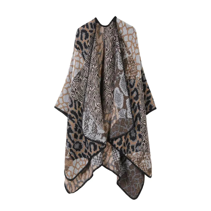 Poncho Léopard